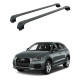 БАГАЖНИК ЗА Audi Q3 5d (I/8U - integrated railing) (2012-->2018) AERO BAR BLACK