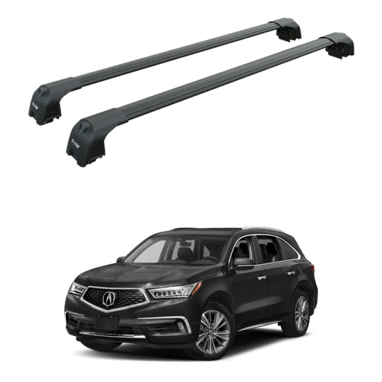 БАГАЖНИК ЗА Acura MDX (integrated railing) (2014->2022) AERO BAR BLACK