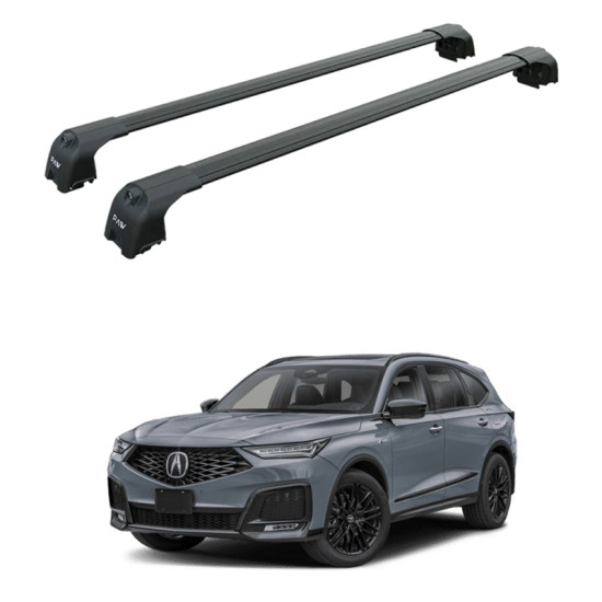 БАГАЖНИК ЗА Acura MDX (integrated railing) (2022->) AERO BAR BLACK
