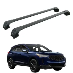 БАГАЖНИК ЗА ACURA RDX 5d. SUV (integrated railing) (2019->2025) AERO BAR BLACK
