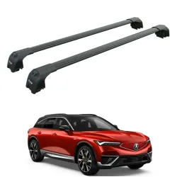 БАГАЖНИК ЗА ACURA ZDX 5d. SUV (integrated railing) (2024->2025) AERO BAR BLACK