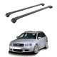 БАГАЖНИК ЗА Audi A4 Avant (B6 - railing) (2001-->2005) AERO BAR BLACK