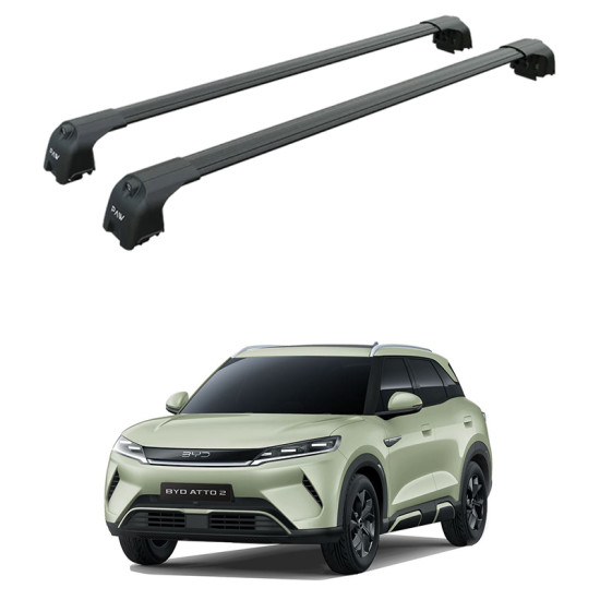 БАГАЖНИК ЗА BYD Atto 2 5d (integrated railing) (2024-->) AERO BAR BLACK