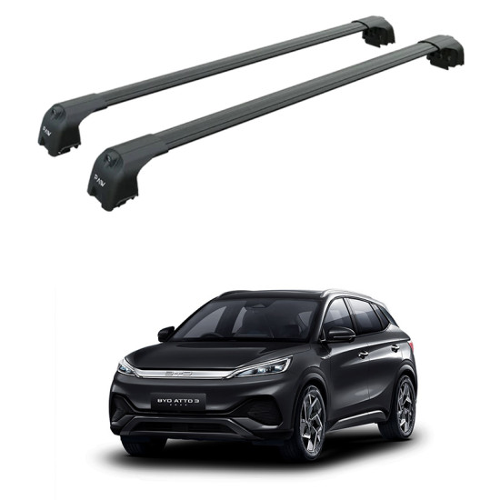БАГАЖНИК ЗА BYD Atto 3 5d (integrated railing) (2024-->) AERO BAR BLACK