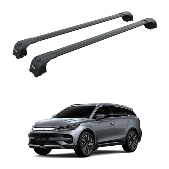 БАГАЖНИК ЗА BYD TANG integrated railing (2023->) AERO BAR BLACK