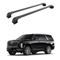 БАГАЖНИК ЗА Cadillac Escalade 5d. SUV (integrated railing) (2021-->) AERO BAR BLACK