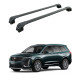 БАГАЖНИК ЗА Cadillac XT6 SUV (integrated railing) (2017-2025) AERO BAR BLACK
