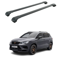 БАГАЖНИК ЗА Cupra Ateca 5d (railing) (2016-->) AERO BAR BLACK