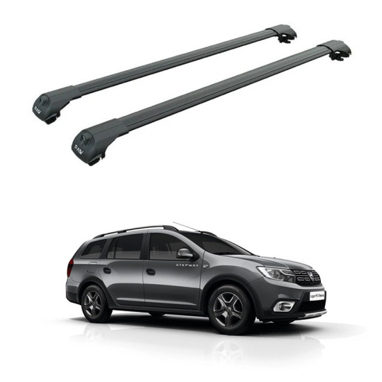 БАГАЖНИК ЗА Dacia Logan / Logan Stepway MCV (SW) (II - railing) (2013-->) AERO BAR BLACK