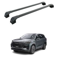 БАГАЖНИК ЗА Ebro S800 5d (integrated railing) (2024-->) AERO BAR BLACK