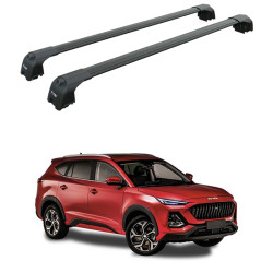 БАГАЖНИК ЗА EVO 7 5d (integrated railing) (2024-->) AERO BAR BLACK