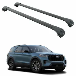 БАГАЖНИК ЗА Ford Explorer 5d (railing) (2025-->) AERO BAR BLACK