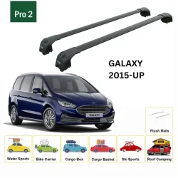 БАГАЖНИК ЗА Ford Galaxy 5-dr MPV (integrated railing) (2015->2023) AERO BAR BLACK