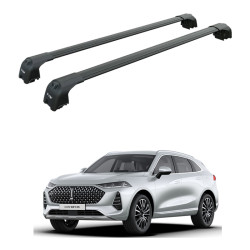 БАГАЖНИК ЗА GWM WEY 05 (integrated railing) (2024-->) AERO BAR BLACK