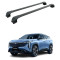 БАГАЖНИК ЗА GEELY CITYRAY 5d. SUV (integrated railing) (2024-->) AERO BAR BLACK
