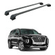 БАГАЖНИК ЗА Hyundai Palisade 5-dr SUV (integrated railing) (2018-->2025) AERO BAR BLACK