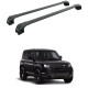 БАГАЖНИК ЗА Land Rover Defender 3d (90 - T-Track) (2020-->) AERO BAR BLACK