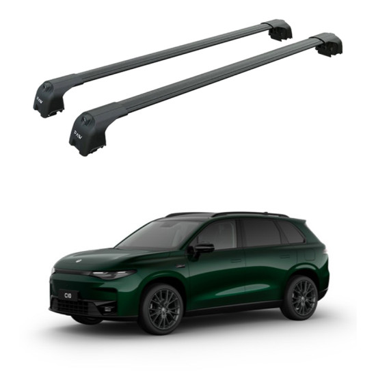 Багажник за Leapmotor C10 5d. SUV (integrated railing) (2025-->) AERO BAR BLACK