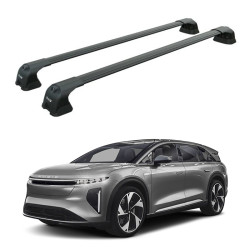 БАГАЖНИК ЗА Lucid Gravity 5d. SUV (Fix Point) (2025-->) AERO BAR BLACK