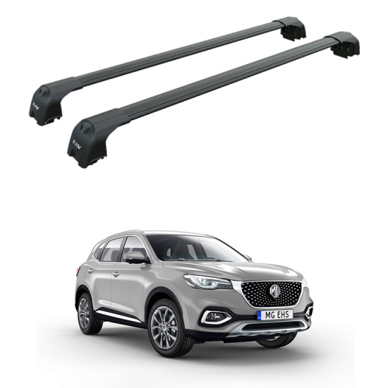 БАГАЖНИК ЗА MG EHS 5p (integrated railing) (2018-->) AERO BAR BLACK