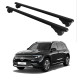Багажник за Mercedes EQB 5d (railing) (2021-->) ALU REILING BLACK