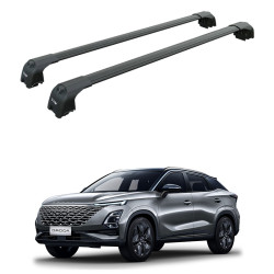 Багажник за Omoda 5 5d (I - integrated railing) (2024-->) AERO BAR BLACK