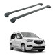 БАГАЖНИК ЗА Opel Combo/Combo XL/Combo-e (E - railing) (2018-->) AERO BAR BLACK