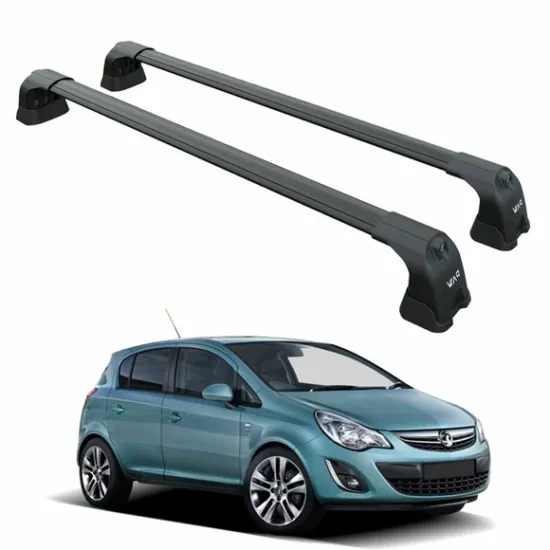 БАГАЖНИК ЗА Opel Corsa 5d (D - fixpoint) (2007-->2015) AERO BAR BLACK