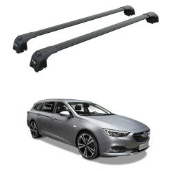 БАГАЖНИК ЗА Opel Insignia Tourer (B - integrated railing) (2017-->) AERO BAR BLACK