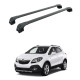 БАГАЖНИК ЗА Opel Mokka 5d (integrated railing) (2013-->2020) AERO BAR BLACK