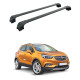 БАГАЖНИК ЗА Opel Mokka X 5d (integrated railing) (2016-->) AERO BAR BLACK