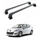 БАГАЖНИК ЗА Peugeot 207 5d/3d (fixpoint) (2006-->2012) AERO BAR BLACK