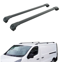 БАГАЖНИК ЗА Peugeot Expert (II) (Railing) (2007-->2016) AERO BAR BLACK