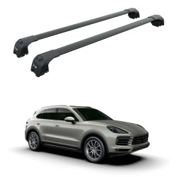 Багажник за Porsche Cayenne 5-dr SUV (9Y0 - integrated railing) (2018-2024) AERO BAR BLACK