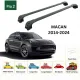 Багажник за PORSCHE MACAN SUV 5d. (integrated railing 2014-->) AERO BAR BLACK