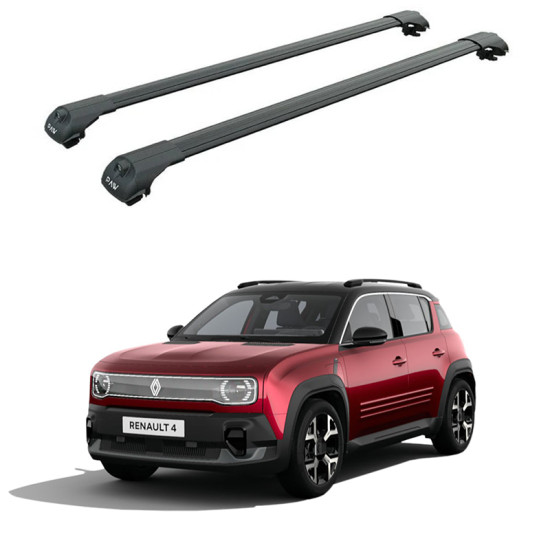 Багажник за Renault 4 5d (railing) (2025-->) AERO BAR BLACK