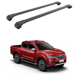 Багажник за Renault Alaskan 4d. double cab (Railing) (2018-->) AERO BAR BLACK