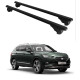 Багажник за Seat Tarraco 5d (railing) (2018-->) ALU REILING BLACK