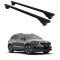 Багажник за Skoda Karoq 5d (railing) (2017-->) ALU REILING BLACK