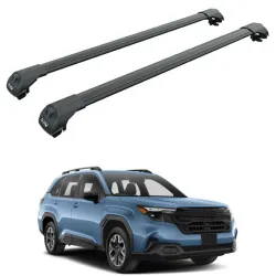 БАГАЖНИК ЗА SUBARU Forester 5d (VI/SL - railing) (2025-->) AERO BAR BLACK