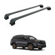 БАГАЖНИК ЗА SUBARU Forester 5d (VI/SL - integrated railing) (2025-->) AERO BAR BLACK