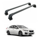 БАГАЖНИК ЗА SUBARU IMPREZA sedan 4/5d (V - fixpoint) (2016-->) AERO BAR BLACK