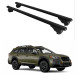 БАГАЖНИК за Subaru Outback 5d MPV (BT - railing) (2020-->) ALU REILING BLACK