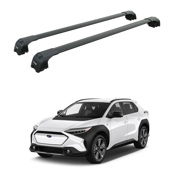 БАГАЖНИК ЗА Subaru Solterra 5d (integrated railing) (2022-->) AERO BAR BLACK