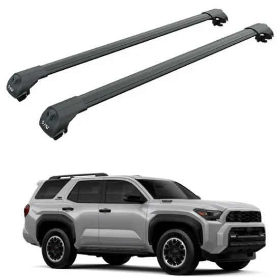 Багажник за TOYOTA 4Runner 5d SUV (railing) (2025-->) AERO BAR BLACK