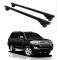 БАГАЖНИК за Toyota Land Cruiser 5d (J200 - railing) (2008-->2021) ALU REILING BLACK