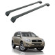 БАГАЖНИК ЗА Toyota RAV4 5d (II/XA20 / III/XA30 - railing) (2000-->2012) AERO BAR BLACK
