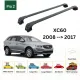 БАГАЖНИК ЗА Volvo XC60 5d (I - integrated railing) (2008-->2017) AERO BAR BLACK