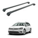 БАГАЖНИК ЗА Volkswagen Golf Variant (VI - railing) (2009-->2013) (VII - railing) (2013-->2020) AERO BAR BLACK