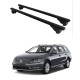 БАГАЖНИК ЗА Volkswagen Passat Variant (B6/B7/3C - railing) (2005-->2014) ALU REILING BLACK